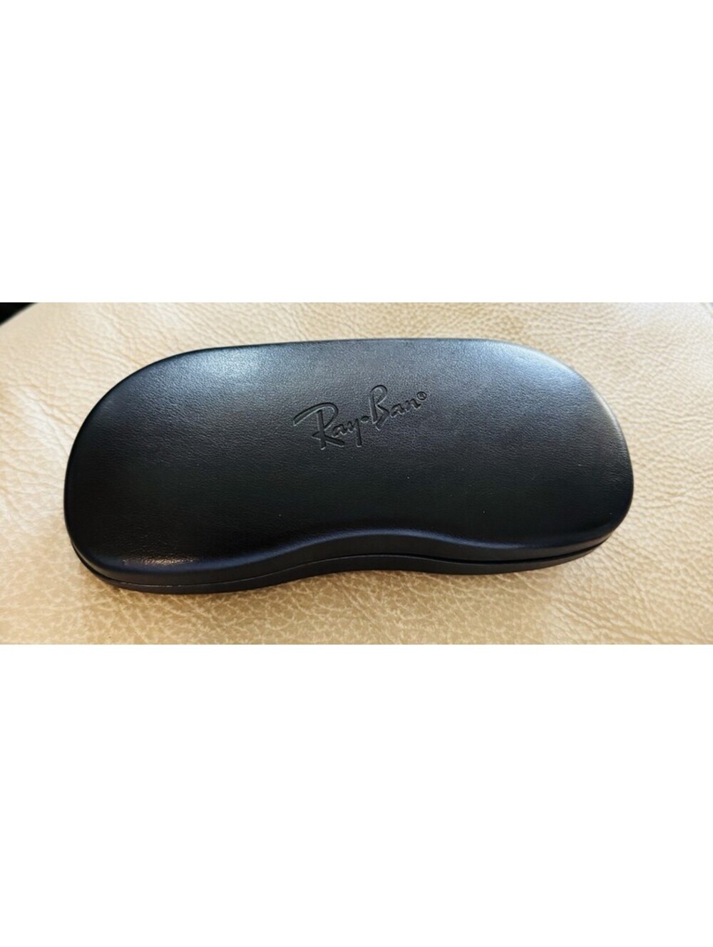 Ray Ban-Sunglass Hard Case-Black- Clamshell Holder